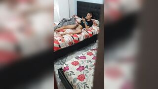 I spy on my stepbrother while he masturbates in the room.... - 1 image