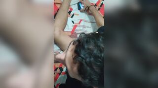 I spy on my stepbrother while he masturbates in the room.... - 11 image