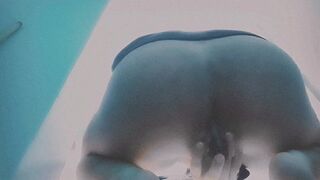 Furry masturbates through the anus