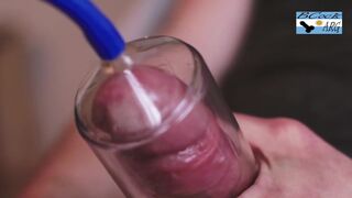 Edging with my penis pump for over 30 minutes ends in huge cumshot inside - 14 image