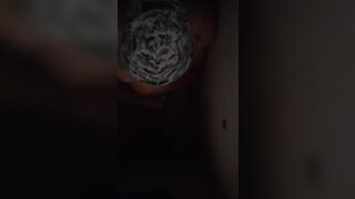 Gloryhole meetup Sexy tattoo muscle guy giving you a show while he gets his cock sucked through hole