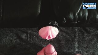 Fucking my Fleshlight and talking dirty ends in two huge cumshots. - 12 image