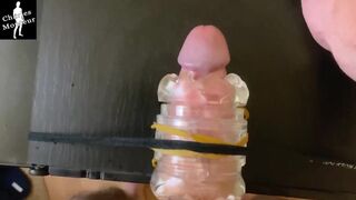 Horny Man With Big Veiny Dick Moaning While Huge Cumshot - 10 image