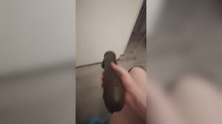 Slowly making myself cum from anal while in chastity - 15 image