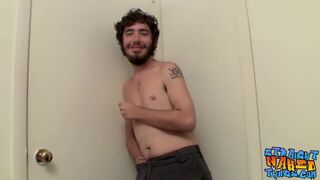 Hairy straight thug Samuel Phatom cums while masturbating - 3 image