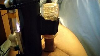 Long edging with the handy masturbator machine - 15 image