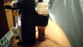 Long edging with the handy masturbator machine - 2 image