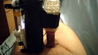Long edging with the handy masturbator machine - 3 image