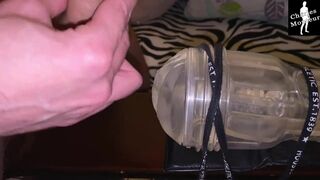 Dirty Talking Man Shaking Orgasm While Fleshlight Fuck Until Creampie & Moaning ASMR - 3 image