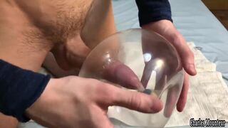 Condom Balloon Sex Toy Tutorial - Guy Moaning Loud While Cumming - 11 image