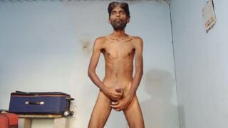 Rajesh Playboy 993 jerking dick, spanking, rubbing balls, showing ass, butt, hairy cock, hairy ass, moaning and cumshot - 11 image