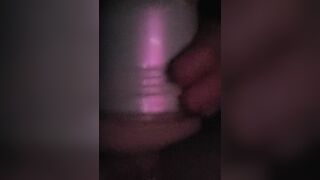 Late night fleshlight deep session