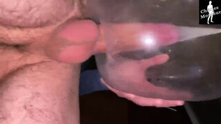 Amateur Guy Having Intense Orgasm While Fucking Homemade Sex Toy and Moaning - 8 image