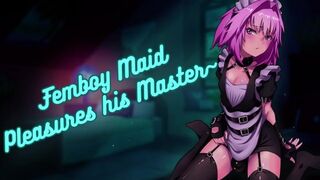 [ASMR] Femboy Maid Plays With Himself in Front of Master__ Moaning _ Intense _ NSFW _ Kissing _ Lewd - 1 image