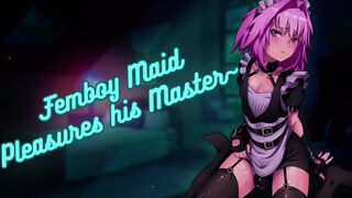[ASMR] Femboy Maid Plays With Himself in Front of Master__ Moaning _ Intense _ NSFW _ Kissing _ Lewd - 2 image