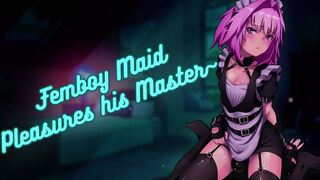 [ASMR] Femboy Maid Plays With Himself in Front of Master__ Moaning _ Intense _ NSFW _ Kissing _ Lewd - 3 image