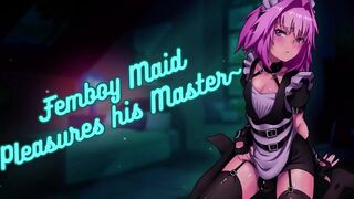 [ASMR] Femboy Maid Plays With Himself in Front of Master__ Moaning _ Intense _ NSFW _ Kissing _ Lewd - 6 image