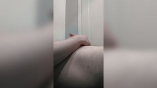 Stroking my penis until I cum