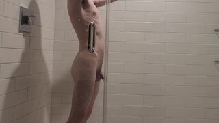 Jerking my cock in the shower (fingers in ass) | sexgodloki - 3 image