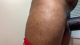 Black Man Gives Fleshlight Hard Pounding and Big Cumshot - 9 image