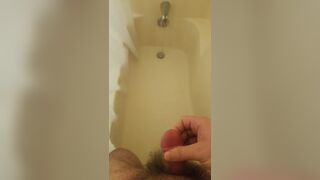 Leg-shaking cumshot during my morning shower - 11 image