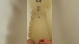 Leg-shaking cumshot during my morning shower - 5 image