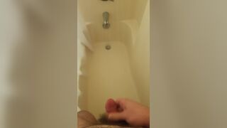 Leg-shaking cumshot during my morning shower - 7 image