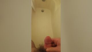 Leg-shaking cumshot during my morning shower - 9 image