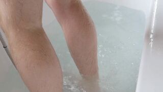 Foaming myself up in the bath and getting clean after a sweaty day - 14 image