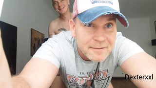 Gay Friend with Huge big dick fuck me again  Bareback creampie. Dexterxxl - 1 image