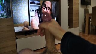 Jerking Off Just My Big Cock Watching DickForLilly Sucking, Fucking, and Getting Cum In Pussy - 4 image