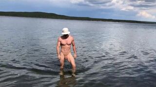 I WAS ALMOST NOTICED - Swimming NAKED and Secretly MASTURBATING on a Public Beach - 9 image
