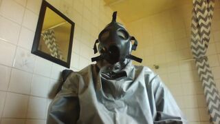 me jameschris playing in my chemical suit top and masks - 12 image