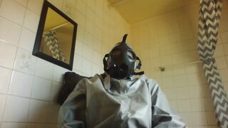 me jameschris playing in my chemical suit top and masks - 14 image