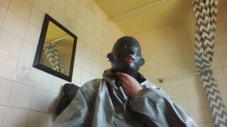 me jameschris playing in my chemical suit top and masks - 2 image