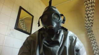 me jameschris playing in my chemical suit top and masks - 9 image