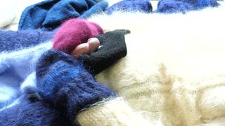 Sweater fetish play with three cum shots sweater jumper masturbation - Chase Pike