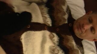 Sweater fetish play with three cum shots sweater jumper masturbation - Chase Pike