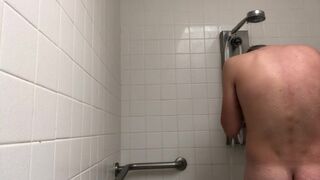 twink takes a long shower, jerks off, and cums - 3 image