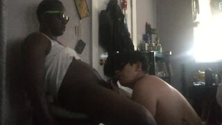 sucking up a anon BBC top who loves getting head from guys - 12 image