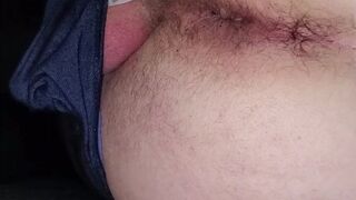 edging with precum in tights and panty to fuck my ass