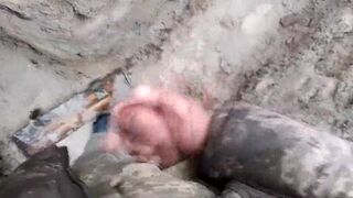 Ukrainian soldier masturbates while no one sees. - 14 image