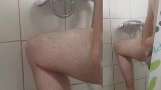Another Security Guard spy shower and cum - 5 image