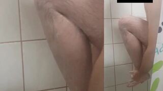 Another Security Guard spy shower and cum - 6 image