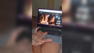 For gay lovers a nice video of my big cock while I say blasphemies and cum - 9 image