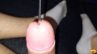 Fucking And POV Jerking My Cock With Sounding Rod, Ruining My Orgasm Multiple Times HandsFree - 8 image