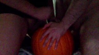 Two Str8 Bros Fuck a Pumpkin