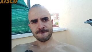 Xisco using DILDO MACHINE for SELFUCK