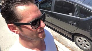 Preston Parker Jerks Off in Public Restroom - 2 image