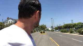 Preston Parker Jerks Off in Public Restroom - 4 image